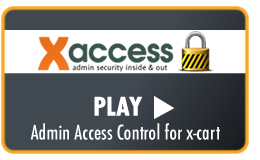 Play Video Tutorial - xAccess - Admin security for x-cart