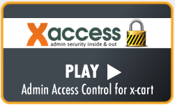 xAccess Admin Security for x-cart