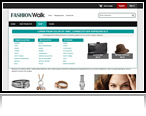 Frontend xMenus Responsive in action with Fashion Walk template