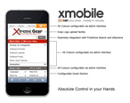 xMobile 100% custom designed interfaces